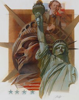 Mark Schuler (B. 1951) "Statue of Liberty"