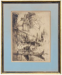 Donald MacLaughlin (1876 - 1938) Venice Italy