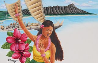 Bill Ramsey (B. 1951) "Hawaiian Scenes"