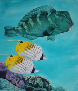 Chris Calle (B. 1961) "Parrotfish"