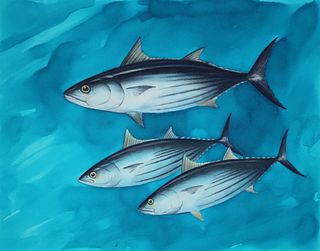 Chris Calle (B. 1961) "Skipjack Tuna"