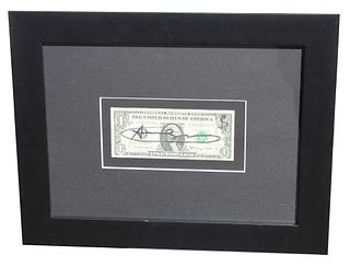 After Andy Warhol, Signed Dollar Bill