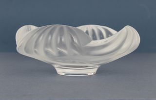 Lalique Crystal "Aruba" Bowl