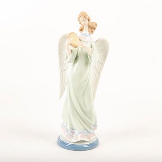Angel W/Tambourine 01005950 - Lladro Porcelain Figure