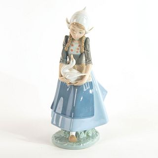 Dutch Girl with Duck 1005066 - Lladro Porcelain Figure