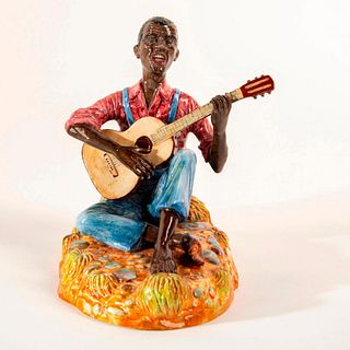 Royal Doulton Prototype Figurine, Man With Guitar