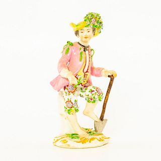 Vintage German Porcelain Figurine, Gardener