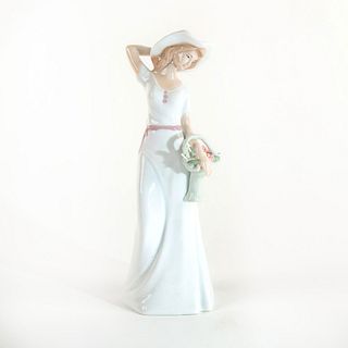 Porcelain Figurine, Summertime Girl