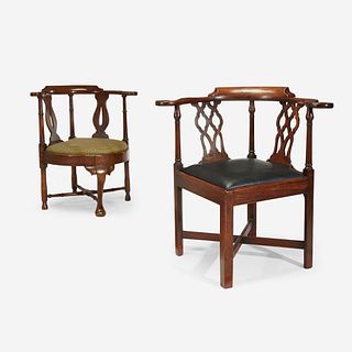 Two Corner Chairs, 18th century