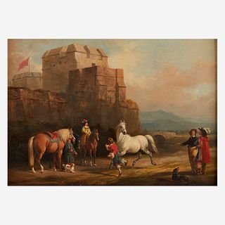 Attributed to William Barraud (British, 1810–1850), , Showing a Horse