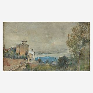 Giuseppe Casciaro (Italian, 1863–1945), , Mediterranean Landscape