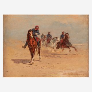 Attributed to Édouard Jean Baptiste Détaille (French, 1848–1912), , Soldiers in the Desert