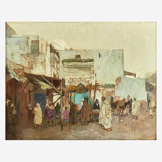 James Kerr-Lawson (Scottish, 1864-1939), , A Moorish Market
