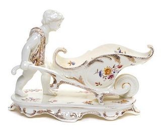 * A Rorstrand Porcelain Figural Group Width 9 inches.