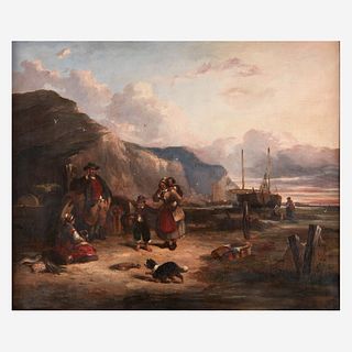 Eduard Hildebrandt (German, 1818–1869), , The White Cliffs of Dover