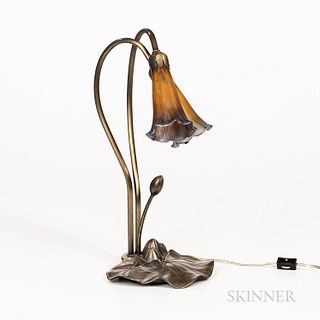 Art Nouveau-style Lily Lamp