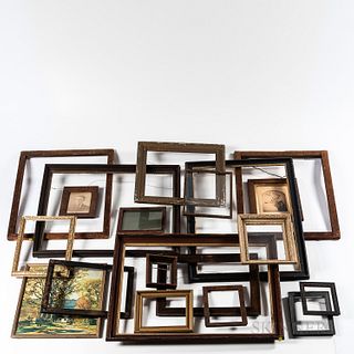 Group of Wooden and Parcel-gilt Frames