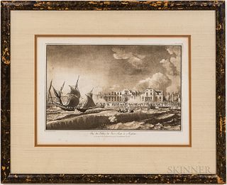 Two Framed French Etchings