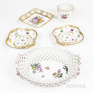Five Porcelain Dishes