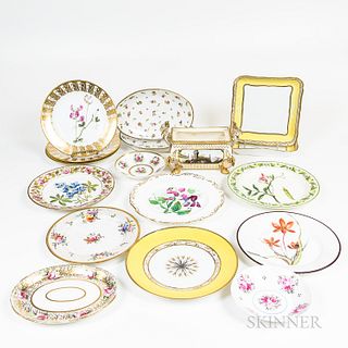 Group of English Porcelain Tableware