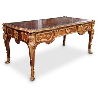 Louis XV Style Wood & Dore Bronze Desk