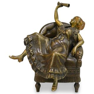 Austrian Erotic Bronze Figurine