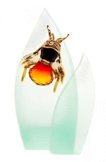 * A Swarovski Model of a Bee Length 1 7/8 inches.