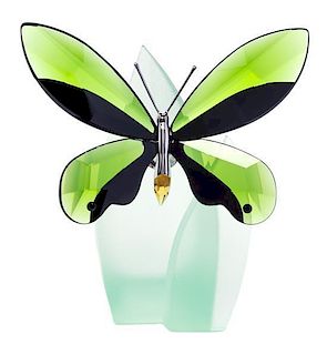 * A Swarovski Model of a Butterfly Width 3 3/4 inches.
