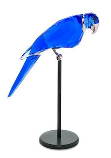 * A Swarovski Model of an Exotic Bird Length 4 inches.