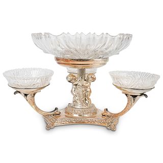 Silver Plated Tazza Centerpiece Epergne