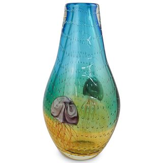 Mazzuccato Murano Glass Jellyfish Vase