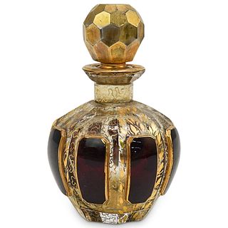 Vintage Moser Glass Perfume Bottle