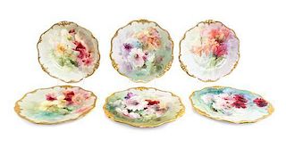 * A Set of Six Royal Doulton Cabinet Plates Diameter 9 1/2 inches.