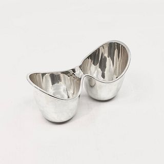 Vintage Danish Sterling Silver Twin Candy Bowls