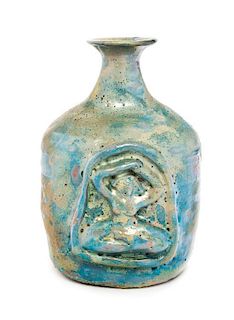 * Beatrice Wood, (American, 1893-1998), Bottle vase
