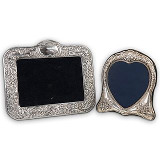 (2 Pc) Sterling Silver Picture Frames