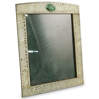 Vintage Chinese Carved Jade Frame