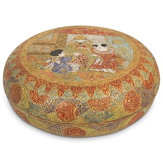 Antique Satsuma Porcelain Box