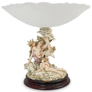 Giuseppe Armani "Lady With Angles" Centerpiece Bowl