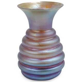 Vintage WMF Art Glass Iridescent Vase