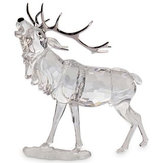 Swarovski " Stag Deer " Crystal Figurine