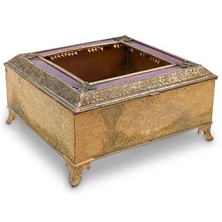 Victorian Jewelry Brass Box
