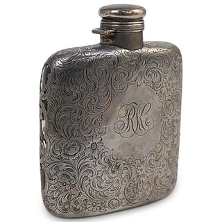 Sterling Silver Flask Bottle