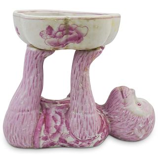 Monkey Glazed Ceramic Porcelain Vase
