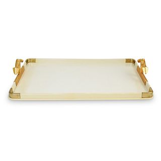 Vintage Turnwald Collection 24k Lucite Tray