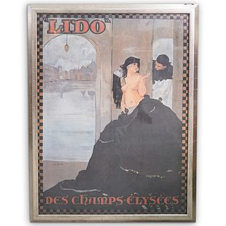 Lido Des Champs Elysees Paris Cabaret Poster