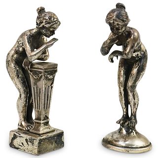 Pair of Sterling Silver Figurines