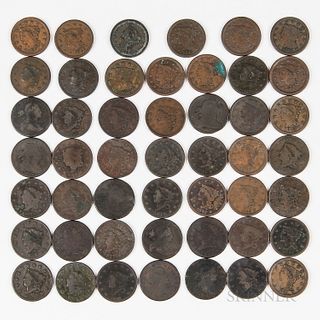 Group of Large Cents
