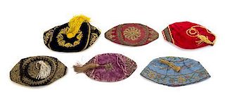 * A Collection of Embroidered Smoking Caps