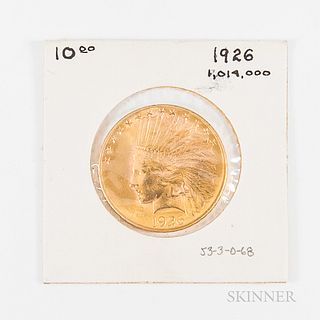 1926 $10 Indian Head Gold Eagle